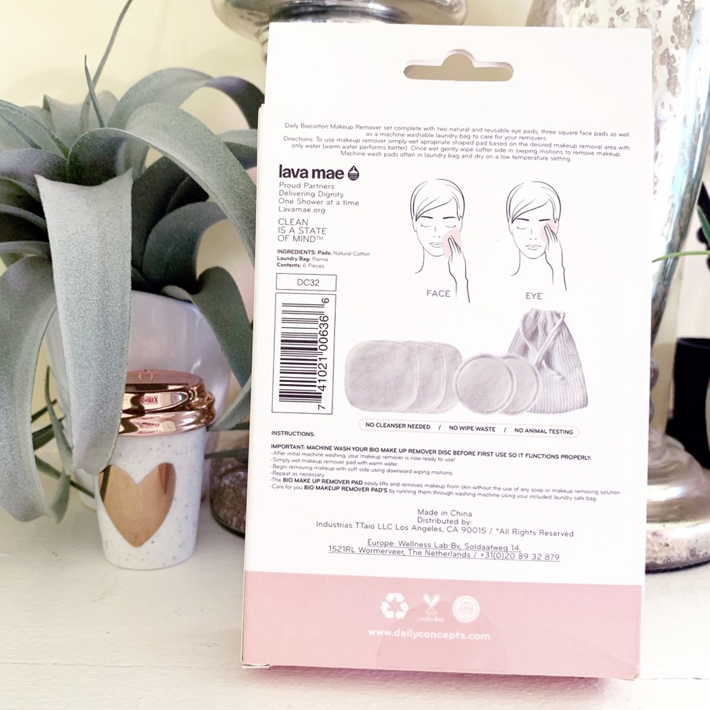 5/$25!🌟 DAILY CONCEPTS Bio Cotton Makeup Removers - Picture 2 of 3